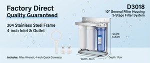 Système de purification d'eau CrystalClear à trois étapes de 10 pouces - Product Image 2