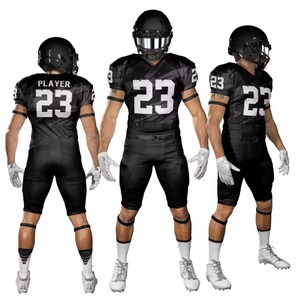 Camisetas de Fútbol Americano Personalizadas para Hombre, Último Estilo, 100% Poliéster, Transpirables, de Secado Rápido, Manga Corta, Protección UV Frontal Incluida - Product Image 4