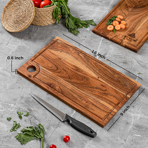 Planche à découper et à servir en bois de manguier de qualité supérieure pour hôtels, cafés, restaurants et services de traiteur - Product Image 4
