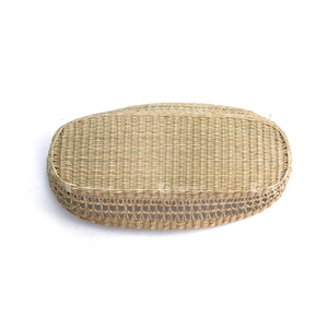 Plateau de service et de rangement pour pain en jonc de mer de conception naturelle ovale pour la décoration de table en gros - Product Image 2