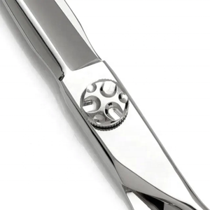 WholeSale Professional Straight 4Cr13 Stainless Steel 28 <b>Teeth</b> Hair Cutting Scissors Rubber Handle Private Label / New Model - Product Image 4