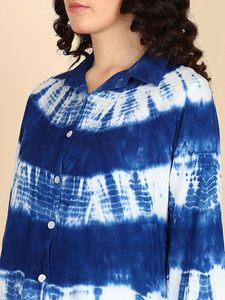 Camisa Maaesa para Mujer, de Rayón, Hecha a Mano, con Cuello Abotonado, Manga Larga, Estilo Casual, Corte Regular, para Primavera/Verano - Product Image 5