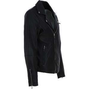 Chaqueta de Cuero Genuino para Hombre al por Mayor, Chaqueta Bomber de Piel de Vacuno con Logotipo Personalizado, Abrigo de Vuelo de Alta Calidad, Chaqueta de Cuero Cálida para Invierno 2026 - Product Image 4