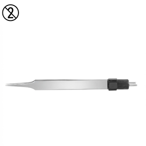 Pinzas Bipolares Rectas con Punta Aislada de Acero Inoxidable, Instrumento Quirúrgico Oftálmico Desechable de Un Solo Uso - Product Image 1