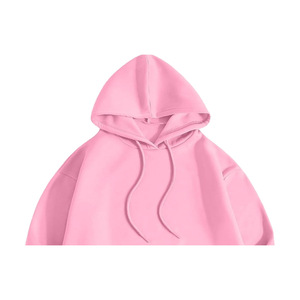 Pull d'hiver pour femme, taille unique, avec logo gaufré sur le devant, brodé, épaules tombantes, en molleton tricoté 100% coton, coupe-vent, écologique - Product Image 2