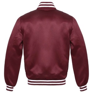 Premium Winter Satin <b>Jackets</b> with Custom Varsity Designs Waterproof & Eco-Friendly Front Logo <b>Slim</b> <b>Fit</b> - Product Image 2
