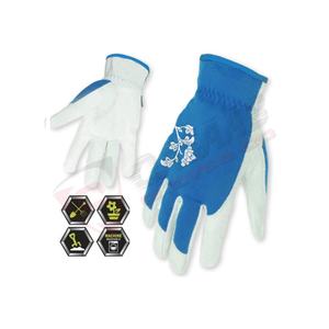 Gants de travail de jardinage en cuir PU polyester à impression florale respirante à doigts entiers enduits de nitrile à bas prix - Product Image 3