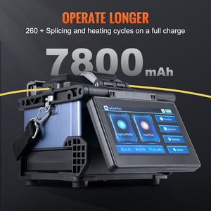 Giuntatrice a Fusione per Fibra Ottica con Allineamento del Nucleo, 6 Motori, LCD da 5 Pollici, Riscaldamento in 13 Secondi - per Giunzione di Fibre Ottiche SC/APC di Tipo SM - Product Image 3