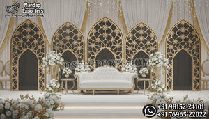 Majestuosos Paneles de Marco Cortados con Láser para Eventos de Lujo, Marcos de Boda Inspirados en Palacios, Marcos de Boda de Diseño Cortados con Láser, Marcos de Boda Cortados con Láser de EE. UU. - Product Image 3