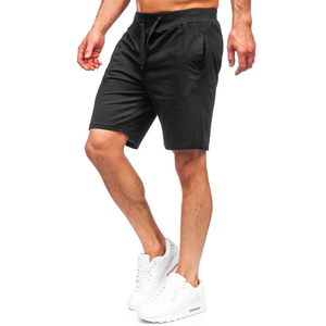 Shorts de sport respirants à taille élastique, tissu doux, style entraînement et détente, personnalisables OEM, minimalistes, noirs, les plus vendus - Product Image 3