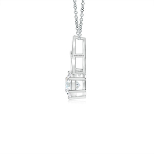 Colgante de Diamante Redondo con Certificado IGI, Diseño de Nudo Celta, para Mujer, Oro de 10K, 14K, 18K, Plata 925, 935, Joyería Fina - Product Image 3