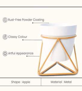 ชั้นวางต้นไม้เหล็กตกแต่งสวนและบ้าน สีเขียว สำหรับจัดวางต้นไม้และดอกไม้ - Product Image 5
