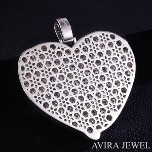 จี้รูปถุงเงินแบบ Iced Out Boss Man ทำจากเงินแท้ 925 ชุบทองสองสี เหมาะสำหรับทั้งชายและหญิง สไตล์ฮิปฮอป - Product Image 3