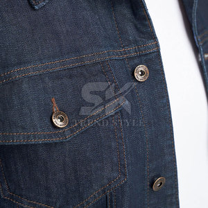 Veste en jean pour homme, prix bas, haute qualité, logo personnalisé imprimé, grande taille, respirante, veste d'hiver personnalisée pour homme - Product Image 2