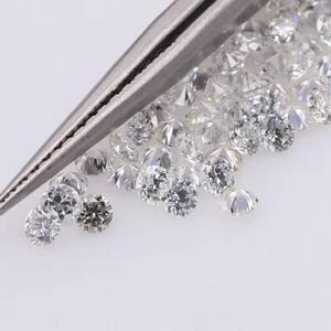 Diamant de laboratoire CONCEPTION en gros, certifié IGI, taille brillant, clarté VVS, 0,8-3 mm, blanc, rond, en vrac, provenant du Gujarat - Product Image 1