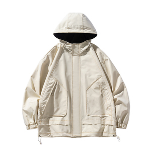 Chaqueta Acolchada con Capucha para Hombre, Impermeable, con Cierre, 100% Poliéster, con Logotipo Personalizado, Servicio OEM, Unisex, Venta Caliente - Product Image 5