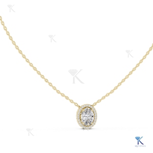 Collar con Colgante de Diamante Cultivado en Laboratorio, Diseño de Estrella de 8 Puntas, en Oro, para Mujer, de Lujo, para Aniversario, con Diamantes Brillantes - Product Image 1