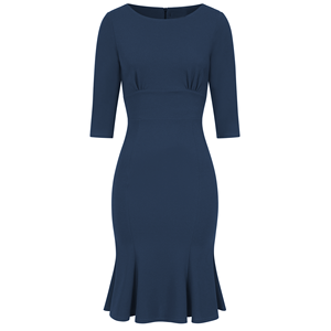 Robe polo sophistiquée pour femmes - Silhouette ajustée - Logo personnalisé - Manches courtes - Piqué en coton - Vêtements de sport - Product Image 6