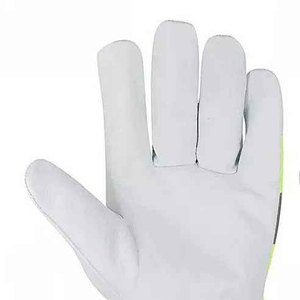 Guantes de Trabajo de PU Blancos y Verdes, con Puño Elástico hasta la Muñeca, Estilo Sencillo para Exteriores, Uso en Invierno - Product Image 3