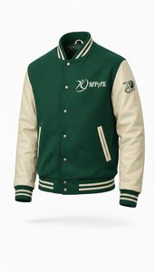 Veste universitaire authentique de style américain avec doublure matelassée, broderies et patchs, style streetwear viral, original - Product Image 6