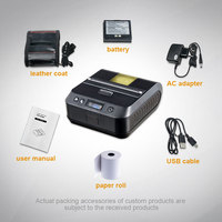 Cashino PTP-III 3 pouces 80mm imprimante de reçus thermique mobile sans fil Bluetooth portable pour l'impression de points de vente