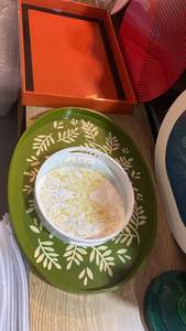 Vente en gros de plateau en laque de service pour bar Noël Valentine Argent Or Forme de coeur Origine matérielle Forme brillante Taille Produit FDA - Product Image 5