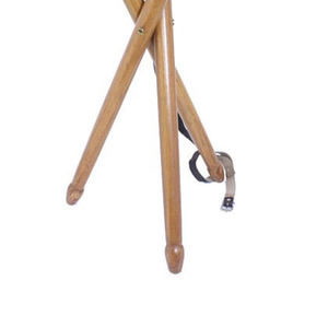 Lightweight Folding Leather <b>Walking</b> Seat <b>Stick</b> Portable Tripod Chair for Hunting Fishing Hiking Golf and Spectator Outdoor - Product Image 2