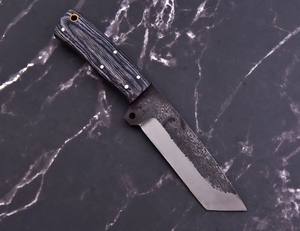Couteau Tanto à lame fixe de 8 pouces, fabrication artisanale nordique, qualité industrielle, acier carbone pleine tige, pour la chasse et le camping, couteau OEM avec étui - Product Image 4