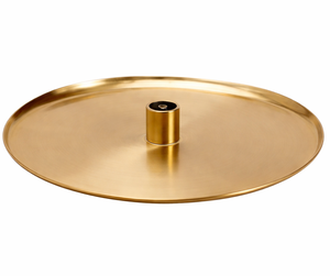 Porte-encens minimaliste en laiton pour les temples religieux et la méditation - Utilisation en aromathérapie Nouveauté 2026 - Product Image 1