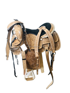 Selle Western en cuir véritable usinée à la main - Product Image 4