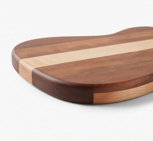 Tabla de Cortar de Madera con Forma de Guitarra, Estilo Guitarra Eléctrica, Madera de Dos Tonos, Tabla de Cortar Multifuncional - Product Image 5