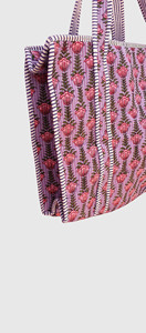 Candy Pattern Canvas <b>Tote</b> <b>Bag</b> With Embroidery Bohemian Style Open Top <b>Summer</b> Women's Shopping <b>Bag</b> - Product Image 3