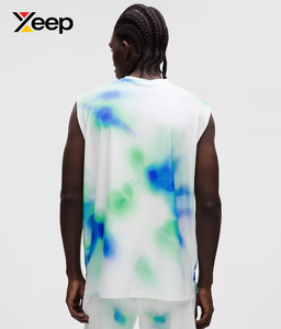 เสื้อกล้ามออกกำลังกายผู้ชาย XEEP รุ่น XC-GTT-51 ระบายอากาศได้ดี แห้งเร็ว พิมพ์ลายแบบ Heat-Transfer ผ้าถัก 100% คอตตอน คอกลม สีพื้น - Product Image 3