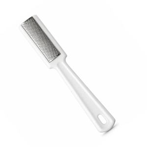 Râpe à pieds professionnelle personnalisée de haute qualité, double face, en acier inoxydable, pour soins des ongles, grain 100, droite, vente en gros - Product Image 2
