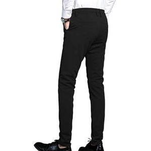 Pantalones de Vestir Elásticos para Hombre, Corte Slim Fit, Ajustados, para Traje, Casuales de Negocios, Ropa de Trabajo de Oficina - Product Image 2