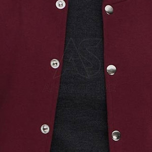 Pakistan Manufacturer Custom Made Varsity Winter <b>Jacket</b> Stand Collar Front Logo Lightweight Fabric Casual Outdoor Wear - Product Image 6