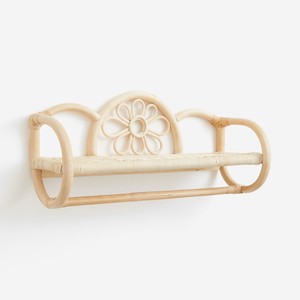 Natural Handmade Leaf Shaped Rattan <b>Shelf</b> for Plants Room Garden Home Decoration <b>Wall</b> <b>Mounted</b> Hanging Rack Plant <b>Shelves</b> - Product Image 6