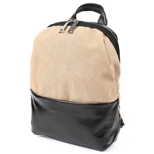 Sac bandoulière en cuir et toile de haute qualité, durable, imperméable, avec fermeture éclair, style rétro, pour poitrine, voyage et randonnée LCSB-0028 - Product Image 5