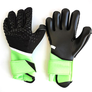 Gants de gardien de but de football professionnels en gros, personnalisables, respirants, rembourrés, en cuir, antidérapants, avec fermeture à lacets, haute qualité - Product Image 6