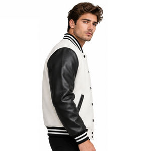 Blouson universitaire pour homme en laine, personnalisé, style bomber, uniforme d'équipe, broderie, vente en gros, fabricant, fournisseur, ODM, club - Product Image 2