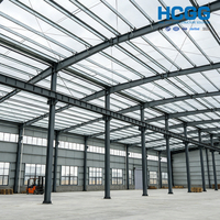 Estructura de Acero de Gran Envergadura para Taller, Almacén o Fábrica, Q355B/A572 Gr.50/S355JR, Estructura Estable y Duradera, Edificio Industrial