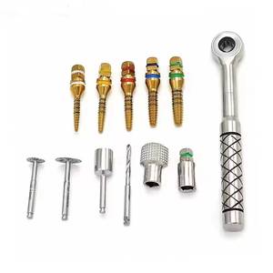 Jeu de forets dentaires avec diamètre de tête de 2,5 mm, plusieurs couleurs, forme cylindrique, fonctionnement manuel, tige de 3/32 po - Product Image 4