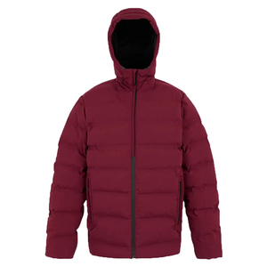 Veste d'hiver pour homme OEM, chaude, réversible, à capuche, imperméable, coupe-vent, isolée, matelassée, en softshell avec doublure en sherpa - Product Image 2
