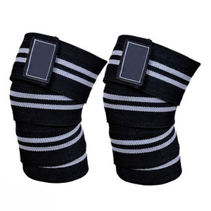 Genouillère de sport réversible légère et respirante en Spandex et Nylon de haute qualité avec fermeture auto-agrippante pour la sécurité et le fitness - Product Image 4
