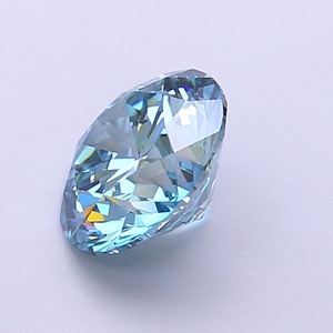 Diamant CVD cultivé en laboratoire, forme ronde, 2,09 carats, bleu vif fantaisie, clarté VS1, polissage excellent, pierre précieuse brute brillante. - Product Image 3