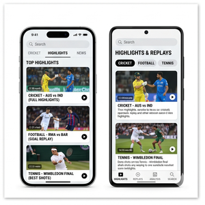Aplicación de Transmisión de Deportes en Vivo RoyalCraft Enterprise, Vea Partidos en Vivo, Puntuaciones, Reseñas, Noticias Deportivas - Product Image 4