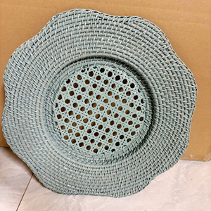 Nouveau design de set de table en rotin festonné, fabriqué au Vietnam, OEM ODM, couleur et dimensions personnalisables - Product Image 5
