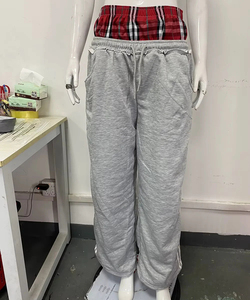 Conjunto de Dos Piezas para Mujer, Diseño ODM, Felpa Ecológica, Transpirable, Holgado, Pantalón de Doble Cintura, Moda Otoñal, Casual, Deportivo, Oficina, Pantalón Largo - Product Image 3