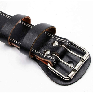 Ceinture de musculation en cuir réglable de qualité supérieure, respirante, robuste, ceinture de musculation professionnelle en cuir - Product Image 6
