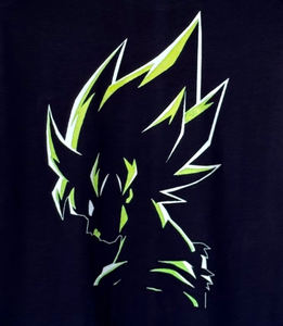 T-shirt à manches courtes en tricot ample et délavé, style japonais tendance, pour homme, style Vegeta, tenue décontractée d'été pour couple - Product Image 2